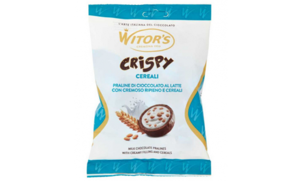 Pieninio šokolado saldainiai su traškiais javais Witor's Selection Crispy Latte 110g