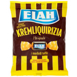 Itališki saldainiai su saldymedžiu Elah Crema e Liquirizia 150g