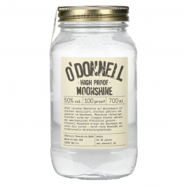 O'Donnell Moonshine HIGH PROOF Weizenbrand 50% Vol. 0,7l