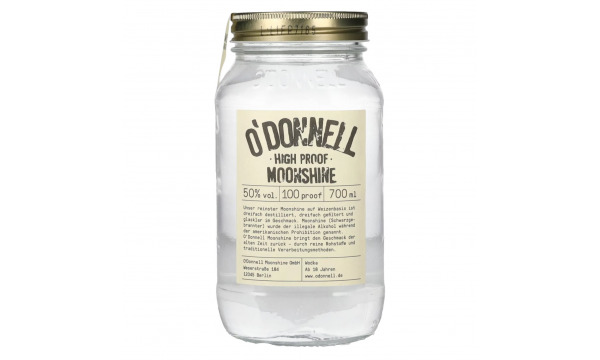 O'Donnell Moonshine HIGH PROOF Weizenbrand 50% Vol. 0,7l