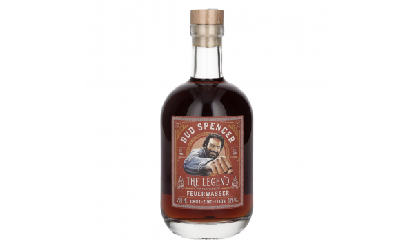 Bud Spencer The Legend FEUERWASSER Chili-Zimt-Likör 33% Vol. 0,7l