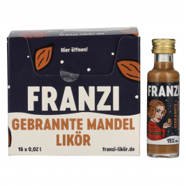 Franzi Gebrannte Mandel Likör 15% Vol. 16x0,02l