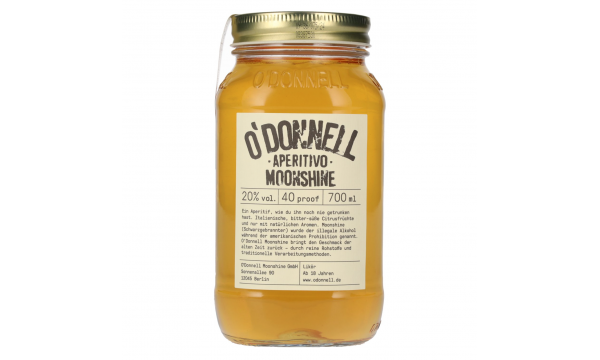 O'Donnell Moonshine APERITIVO Likör 20% Vol. 0,7l