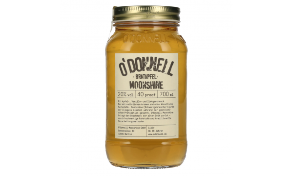 O'Donnell Moonshine BRATAPFEL Likör 20% Vol. 0,7l