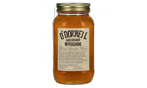 O'Donnell Moonshine MACADAMIA Likör 20% Vol. 0,7l