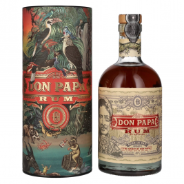 Don Papa 7 Years Old Small Batch Rum - Old Edition 40% Vol. 0,7l dovanų dežutėje