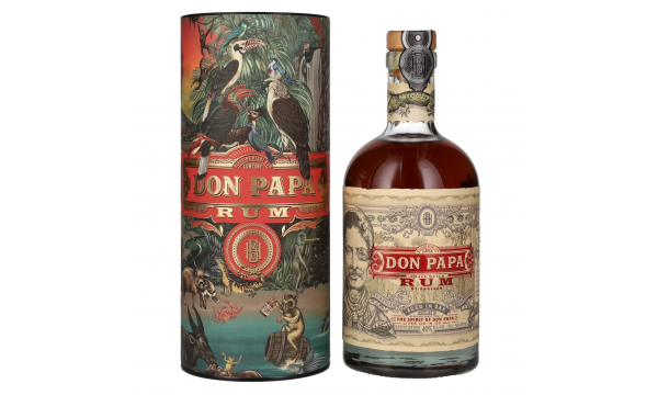 Don Papa 7 Years Old Small Batch Rum - Old Edition 40% Vol. 0,7l dovanų dežutėje