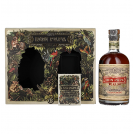 Don Papa 7 Years Old Single Island Rum 40% Vol. 0,7l dovanų dežutėje su žaidimo kortomis