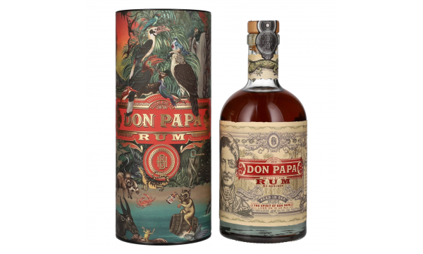 Don Papa 7 Years Old Small Batch Rum SECRETS OF SUGARLANDIA - Old Edition 40% Vol. 0,7l dovanų dežutėje