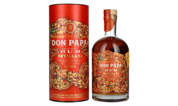 Don Papa Rum Sevillana 40% Vol. 0,7l dovanų dežutėje