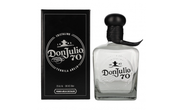 Don Julio 70 Tequila Crystal Claro Añejo 70th Anniversary Limited Edition 35% Vol. 0,7l dovanų dežutėje