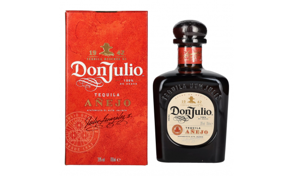 Don Julio Tequila Añejo 100% Agave 38% Vol. 0,7l dovanų dežutėje