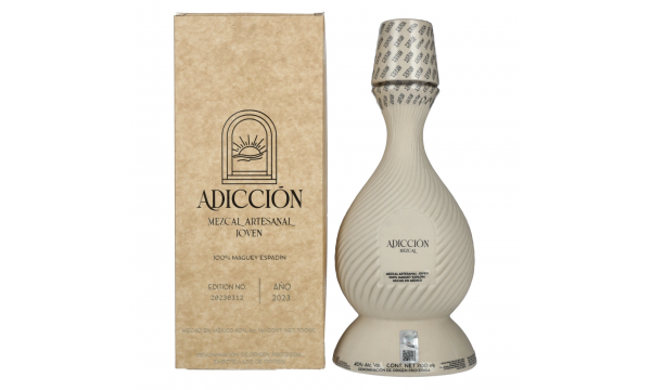ADICCIŌN Tequila Mezcal Artesanal Joven 2023 40% Vol. 0,7l dovanų dežutėje