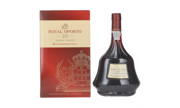 Royal Oporto 20 Years Old Tawny Porto 20% Vol. 0,75l saldus, dovanų dežutėje.