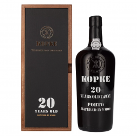 Kopke 20 Years Old TAWNY Porto 20% Vol. 0,75l medinėje dežėje