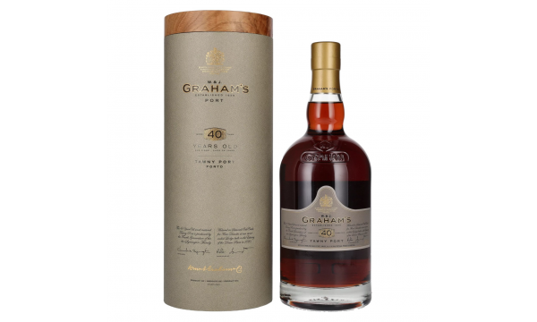 W. & J. Graham's Tawny Port 40 Years Old 20% Vol. 0,75l saldus, dovanų dežutėje