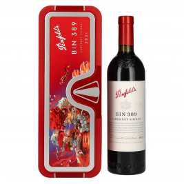 Penfolds BIN 389 Cabernet Shiraz 2021 14,5% Vol. 0,75l dovanų dežutėje