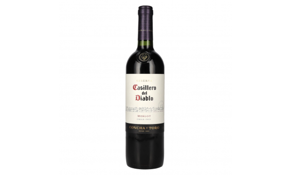 Concha y Toro Casillero del Diablo MERLOT Reserva 2021 13,5% Vol. 0,75l sausas