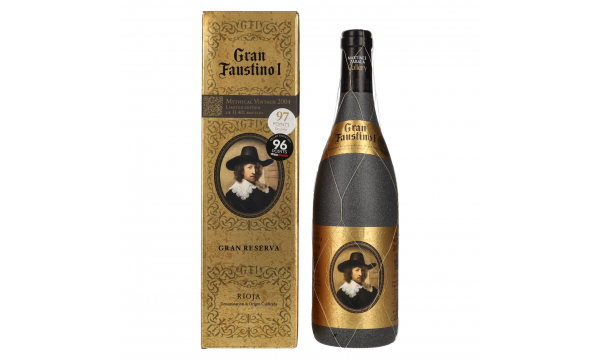 Gran Faustino I Gran Reserva Rioja 2004 13,5% Vol. 0,75l dovanų dežutėje