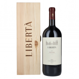 Collazzi LIBERTÀ Toscana IGT 2021 13,5% Vol. 1,5l medinėje dežėje, sausas