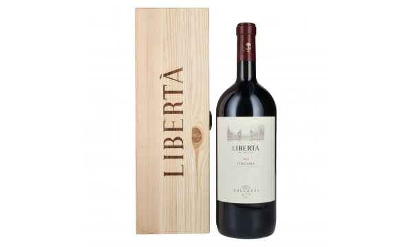 Collazzi LIBERTÀ Toscana IGT 2021 13,5% Vol. 1,5l medinėje dežėje, sausas