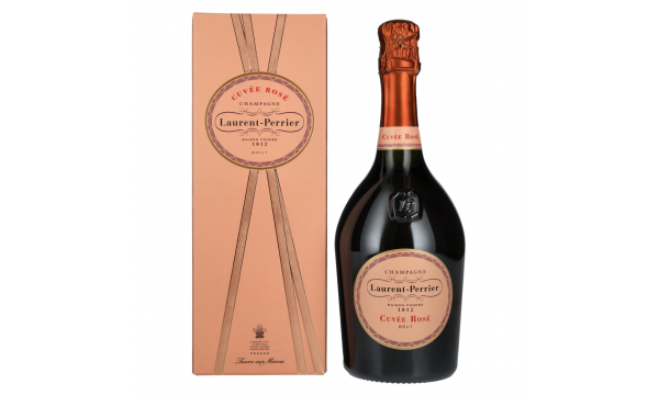 Laurent Perrier Champagne CUVÉE ROSÉ Brut 12% Vol. 0,75l briutas dovanų dežutėje