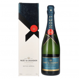 Moët & Chandon Champagne NECTAR IMPÉRIAL Demi-Sec 12,5% Vol. 0,75l dovanų dežutėje