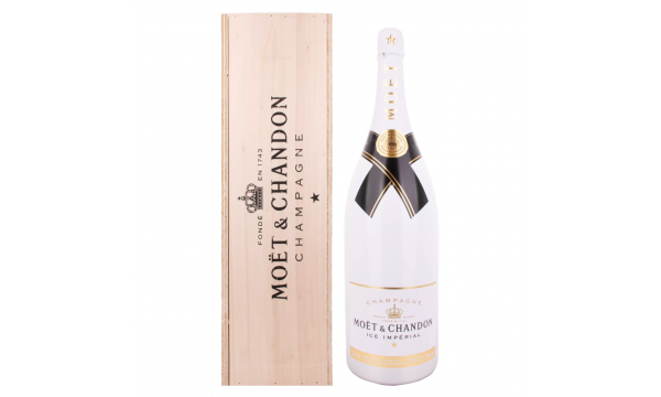 Moët & Chandon Champagne ICE IMPÉRIAL Demi-Sec 12% Vol. 3l medinėje dovanų dežutėje