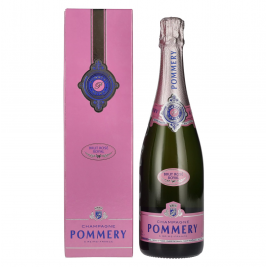 Pommery Brut Rosé Champagne 12,5% Vol. 0,75l briutas dovanų dežutėje