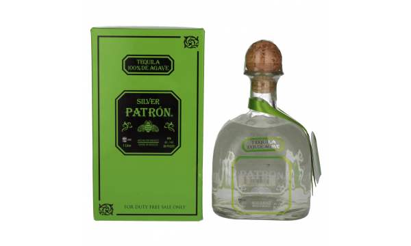 Patrón Tequila Silver 40% Vol. 1l dovanų dežutėje