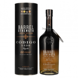 Código 1530 BARREL AÑEJO Tequila 44% Vol. 0,7l dovanų dežutėje