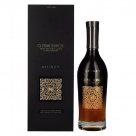 Glenmorangie SIGNET Highland Single Malt 46% Vol. 0,7l medinėje dovanų dežėje