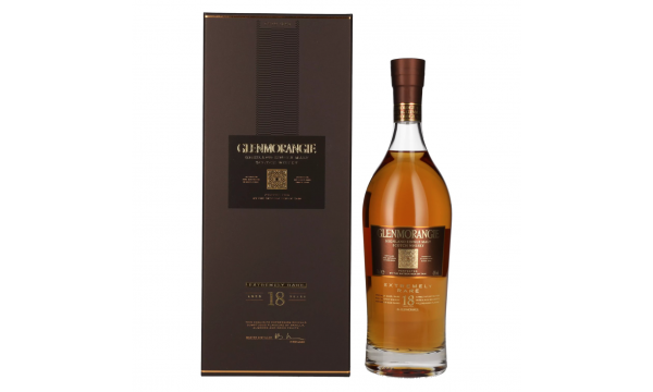 Glenmorangie EXTREMELY RARE 18 Years Old Highland Single Malt 43% Vol. 0,7l dovanų dežutėje