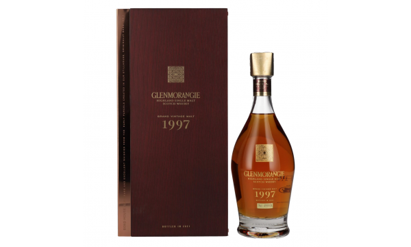 Glenmorangie GRAND VINTAGE MALT 1997 43% Vol. 0,7l medinėje dovanų dežutėje