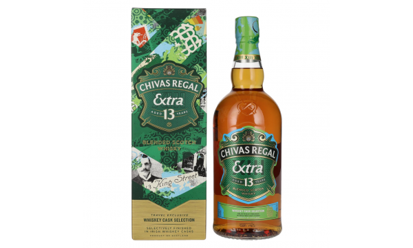 Chivas Regal EXTRA 13 Years Old IRISH CASKS SELECTION 40% Vol. 1l dovanų dežutėje