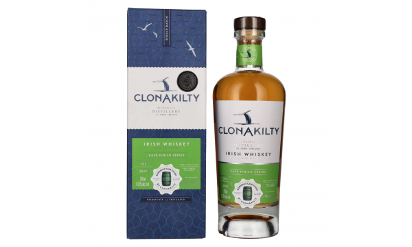 Clonakilty Single Grain Irish Whiskey Bordeaux Cask CASK FINISH SERIES 43,6% Vol. 0,7l dovanų dežutėje