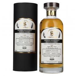 Signatory Vintage CRAIGELLACHIE 15 Years Old 1st Fill Bourbon Cask Strength #306167 2009 59,5% Vol. 0,7l dovanų dežutėje