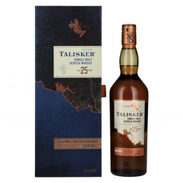 Talisker 25 Years Old Single Malt Whisky 45,8% Vol. 0,7l dovanų dežutėje