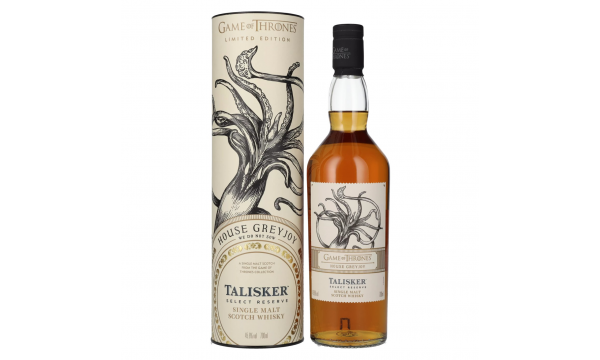 Talisker Select Reserve GAME OF THRONES House Greyjoy Single Malt Collection 45,8% Vol. 0,7l dovanų dežutėje
