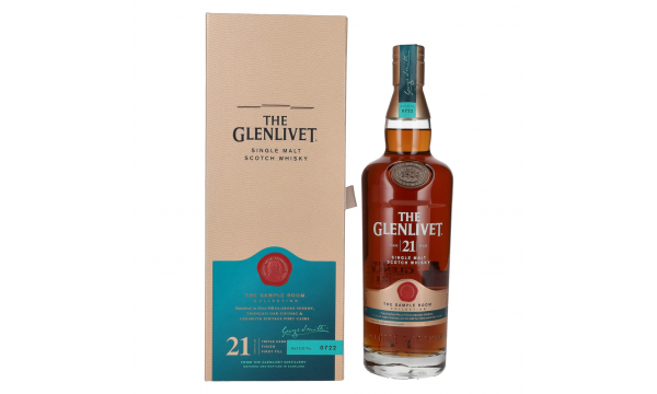 The Glenlivet 21 Years Old THE SAMPLE ROOM COLLECTION Single Malt Scotch Whisky 43% Vol. 0,7l dovanų dežutėje