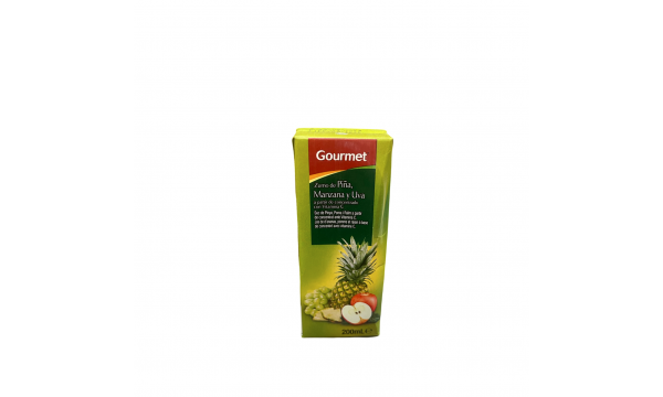 Gourmet Zumo de Pina Manzana y Uva 0.2l sultys