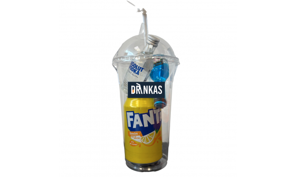 Kokteilis su degtine (Blue Lemon Shot) 0,4L