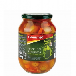 Žaliosios alyvuogės Gourmet Gazpachio sūryme 835g.