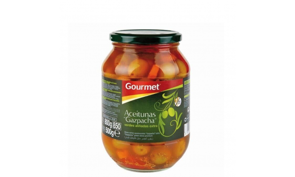 Žaliosios alyvuogės Gourmet Gazpachio sūryme 835g.