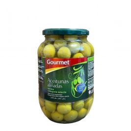 Gourmet Aceitunas alinadas didžiosios žaliosios alyvuogės 800g