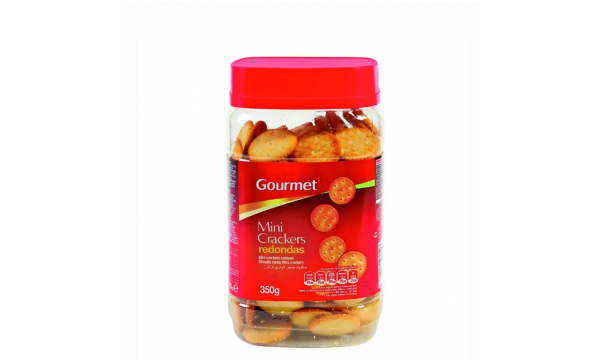 Gourmet Redondas Mini Crackers 350g