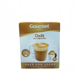 Kava kapsulėmis Gourmet Cafe Con Leche 16vnt