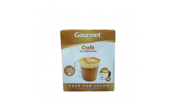 Kava kapsulėmis Gourmet Cafe Con Leche 16vnt