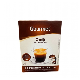 Kava kapsulėmis Gourmet Espresso Clasico 16vnt be cukraus