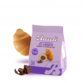 Kruasanai Bauli Mini Croissant Cioccolato al 60% d i Cacao 75g. su šokoladu